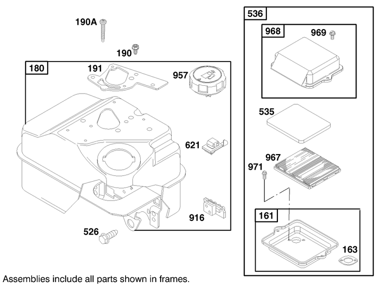 Engine Briggs and Stratton Model 135202 0142 03