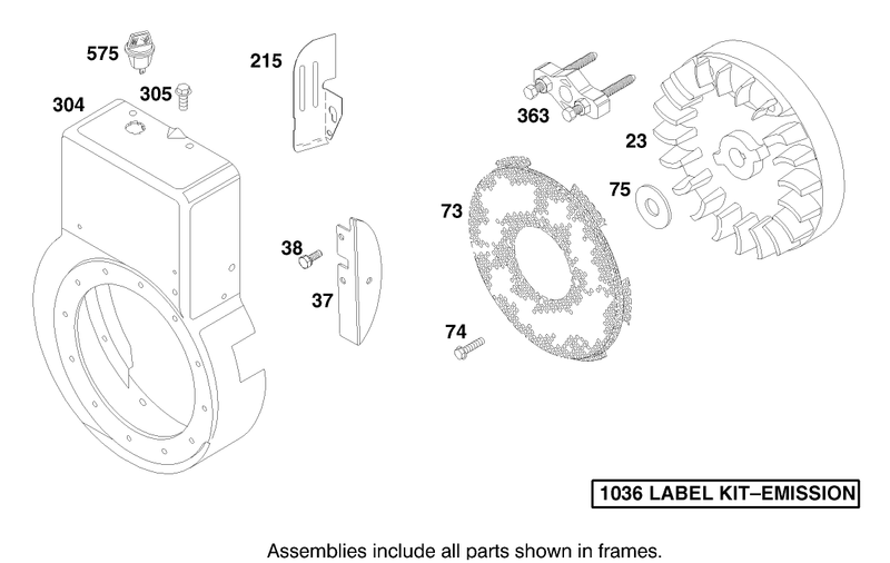 Engine Briggs and Stratton Model 192402 0645 A2 model 60061 Only