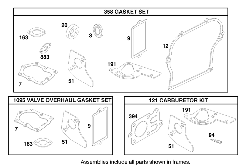 Engine Briggs and Stratton Model 135202 0142 03
