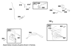 Engine Briggs and Stratton Model 135202-0142-03
