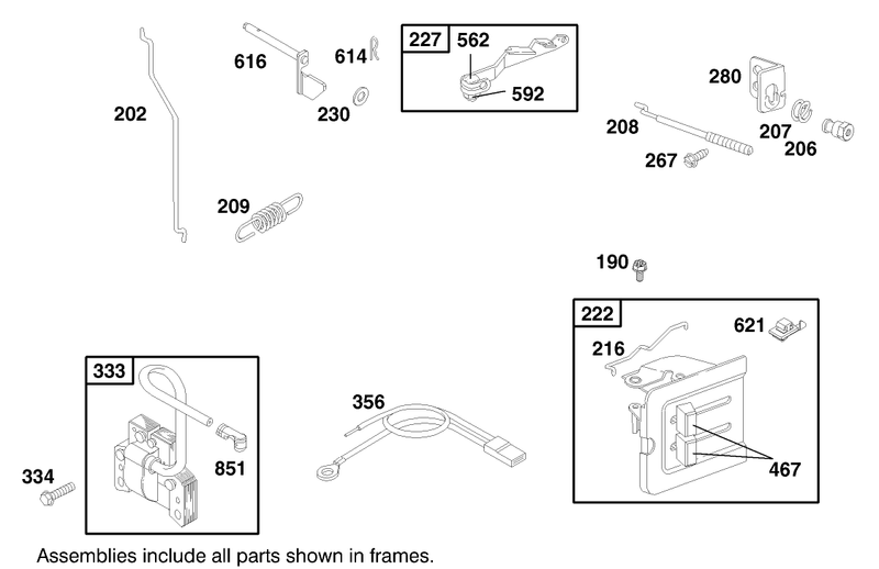 Engine Briggs and Stratton Model 135202 0142 03