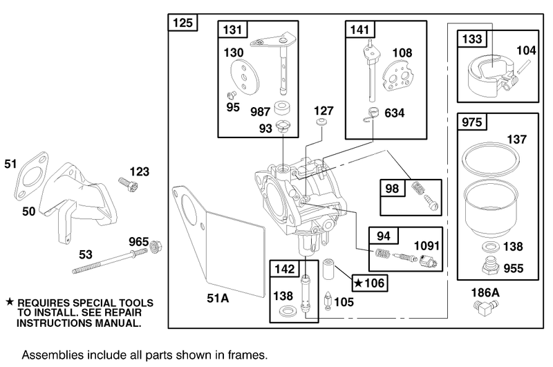 Engine Briggs and Stratton Model 192402 0645 A2 model 60061 Only