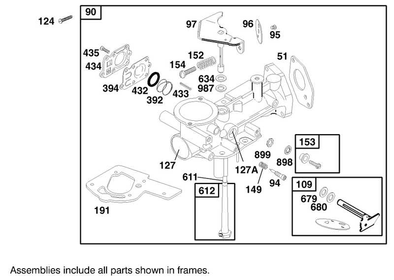Engine Briggs and Stratton Model 92252-0129-02
