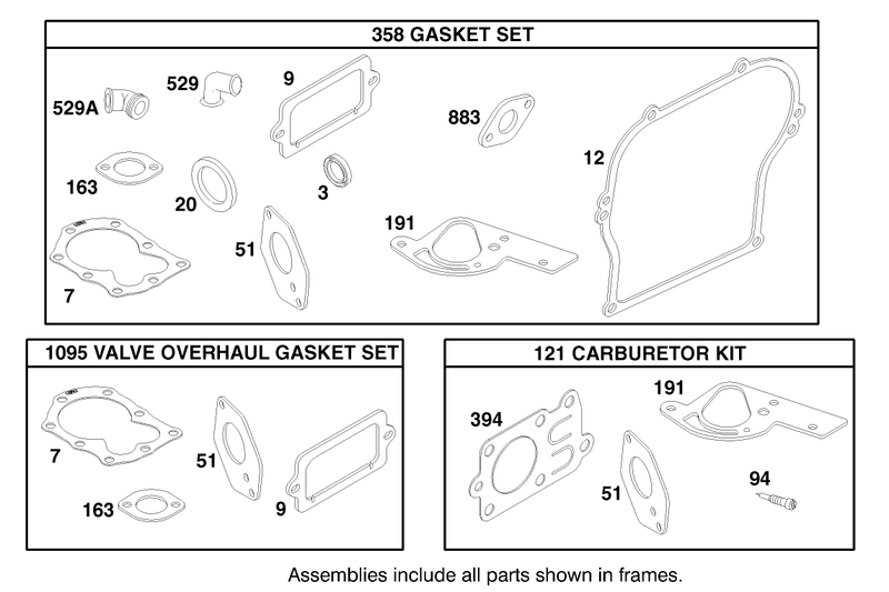 Engine Briggs and Stratton Model 92252-0129-02