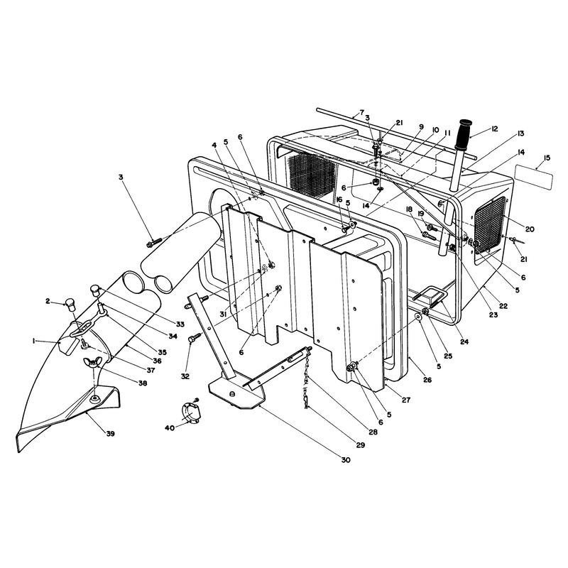 Easy Empty Bagging Kit Model 59047 (optional)