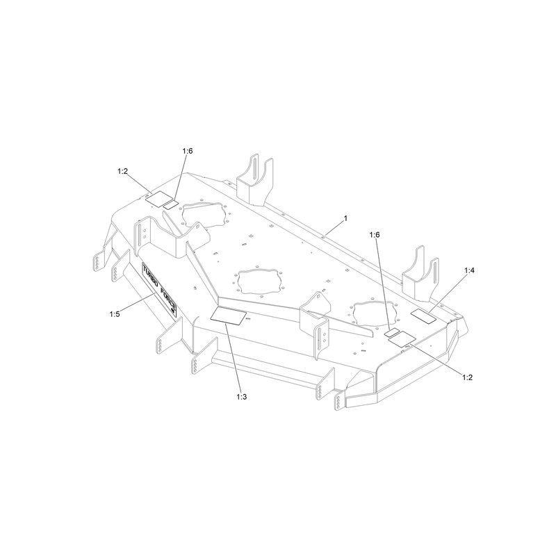 Deck Decal Assembly No 161-6760