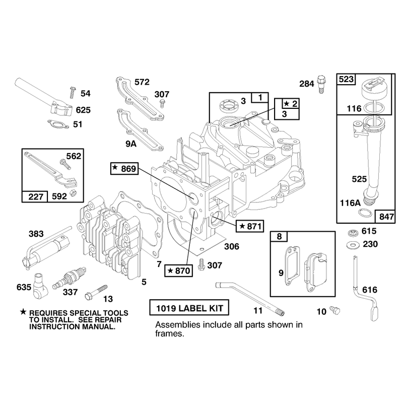 Engine Briggs and Stratton Model 12f802-1750-A1