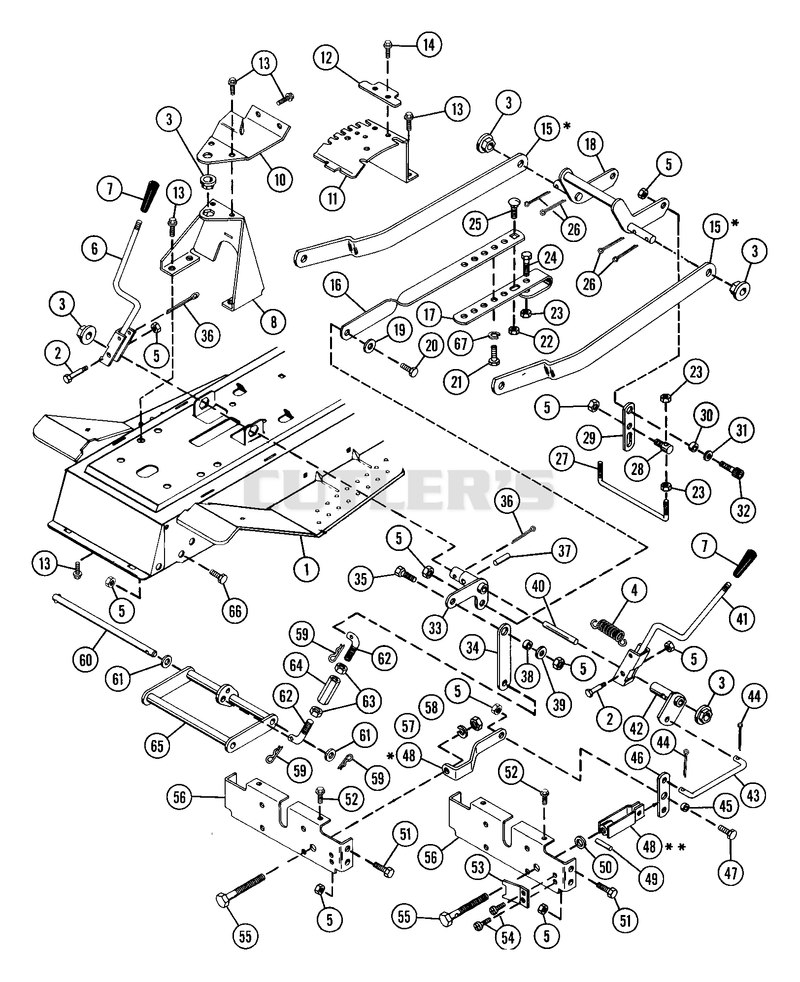 Mower Linkage Assembly