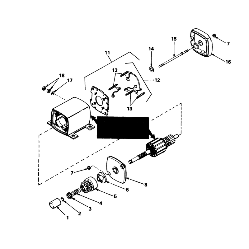 12 Volt Electric Starter No. 33606