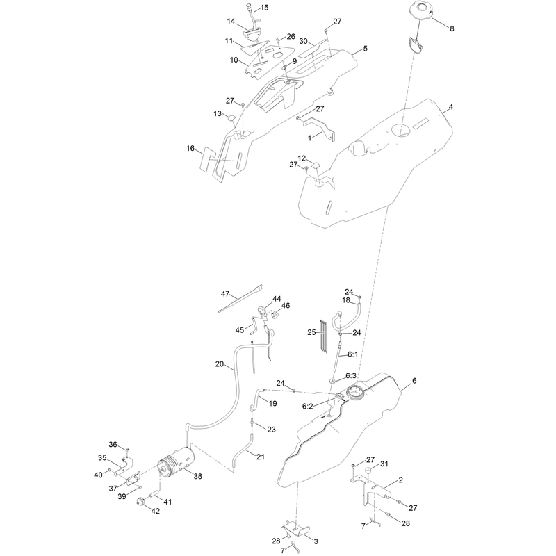 Body Styling and Fuel Pod Assembly