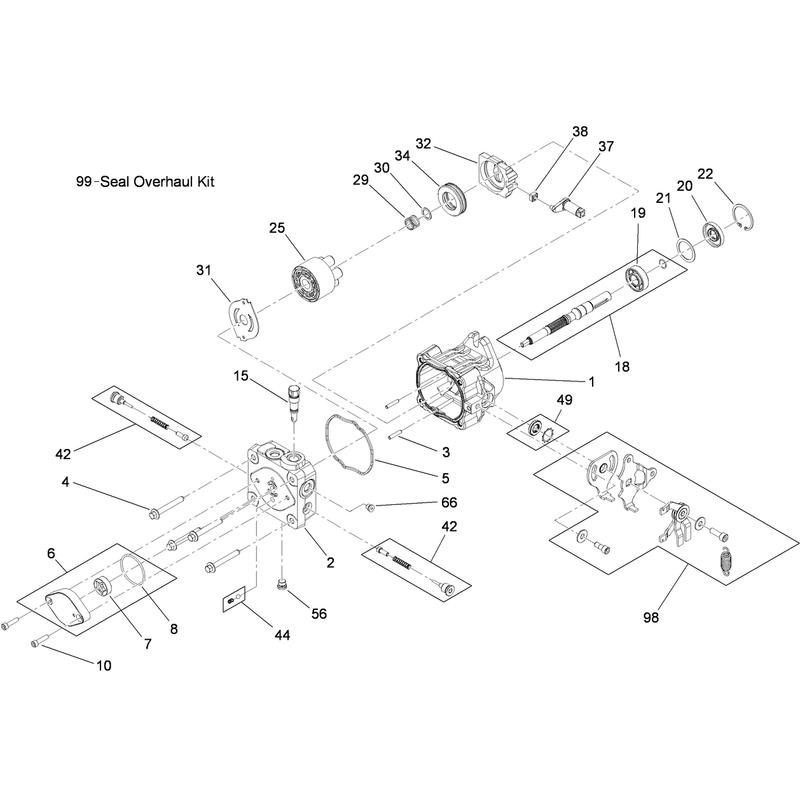 Hydraulic Pump Assembly No. 115-4480