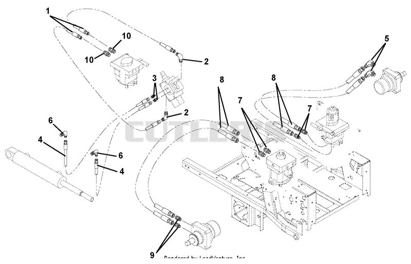 Deck Lift And Motor To Pump Circuits