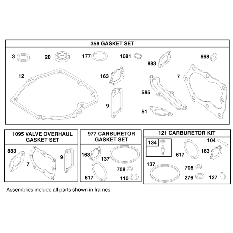 Engine Briggs and Stratton Model 12j802-2368-E1