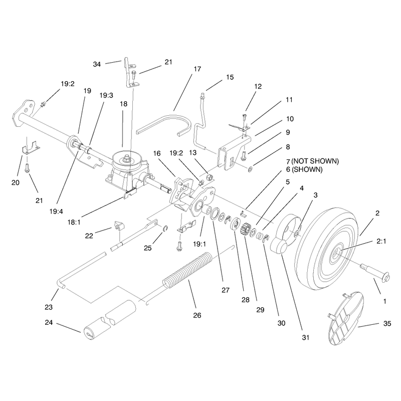 Deck Suspension Assembly
