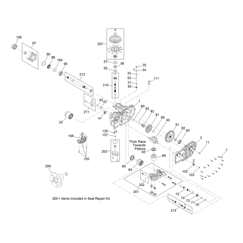 LH Transaxle Assembly No. 133-4420