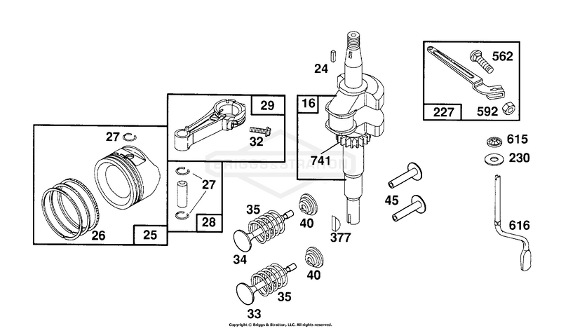 Crankshaft, Piston Group