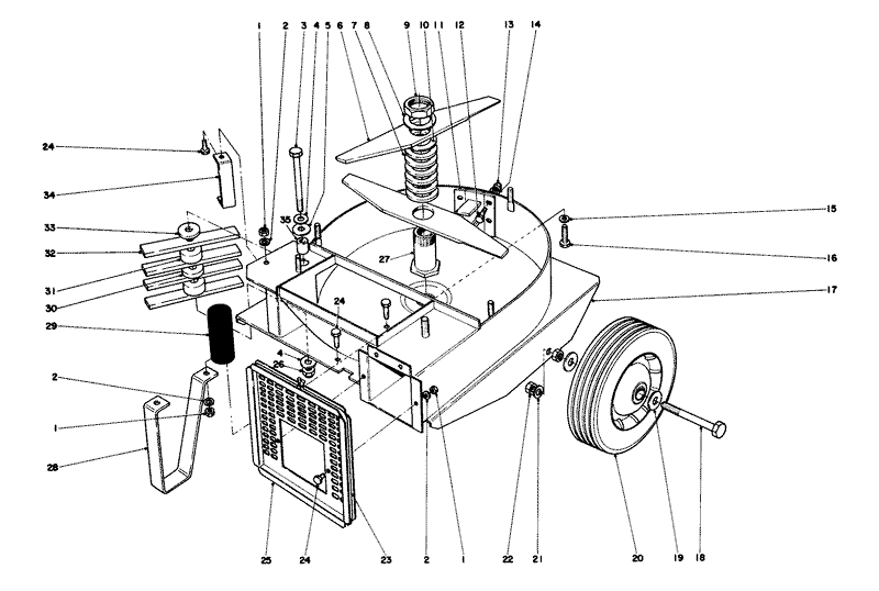 Base and Blade Assembly