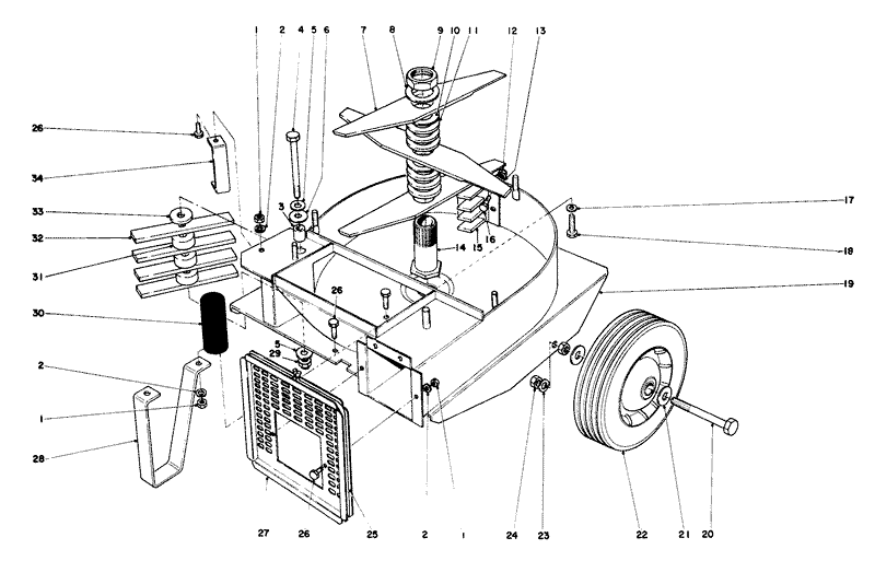 Base and Blade Assembly
