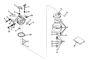 Carburetor Assembly No 631716
