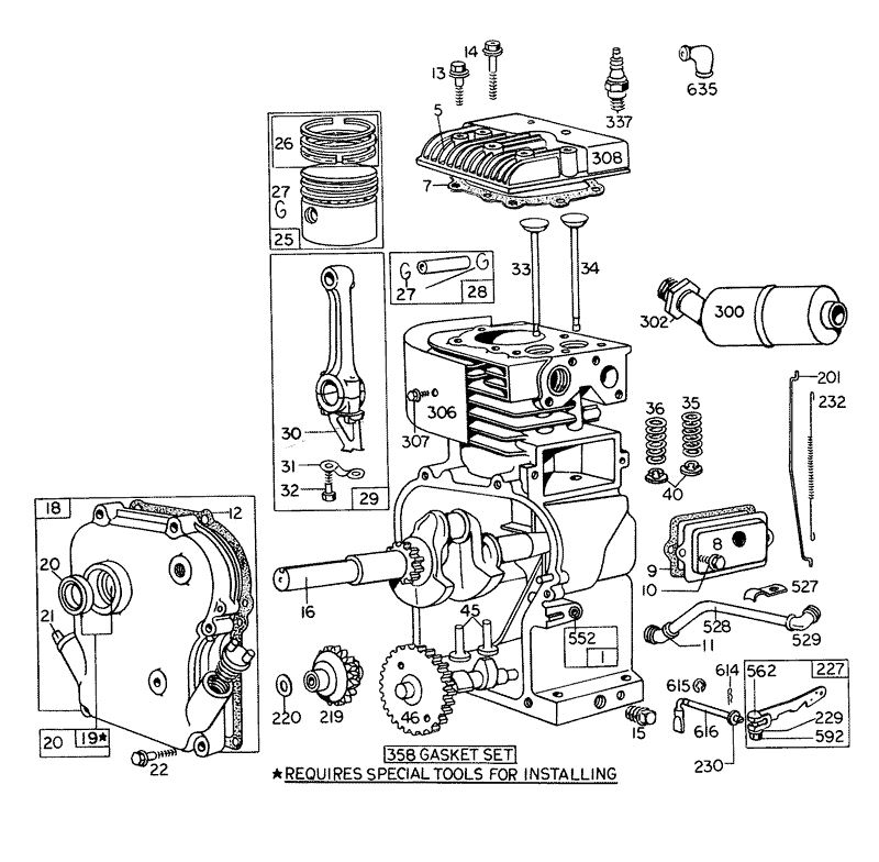 Engine Model No 130202 Type 0209 Briggs and Stratton