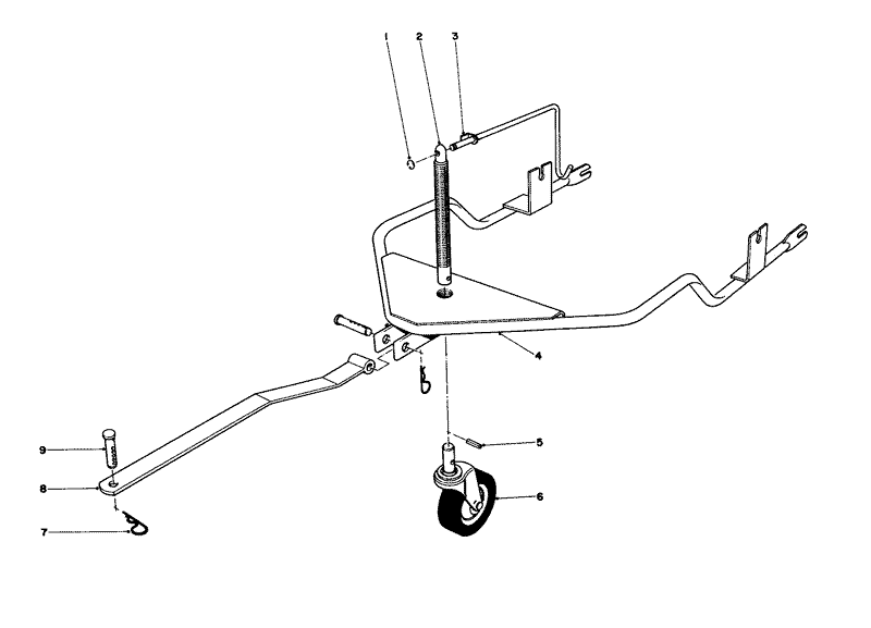 Lawn Vacuum Trailer Hitch Kit No 59082