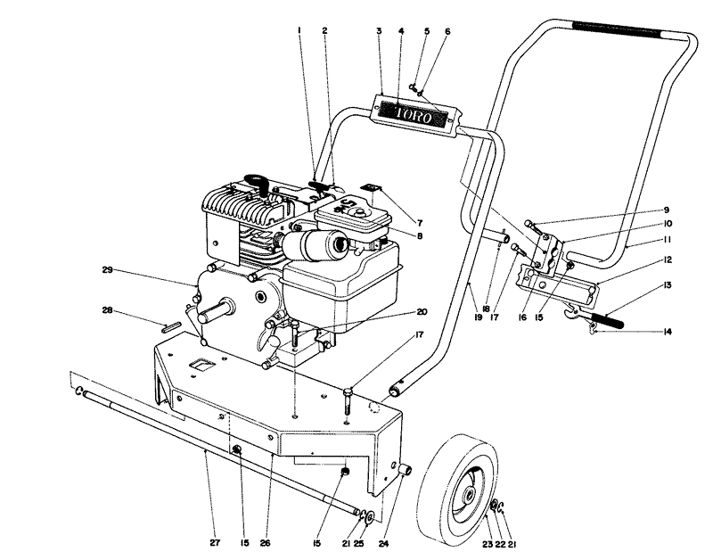 Engine And Handle Assembly