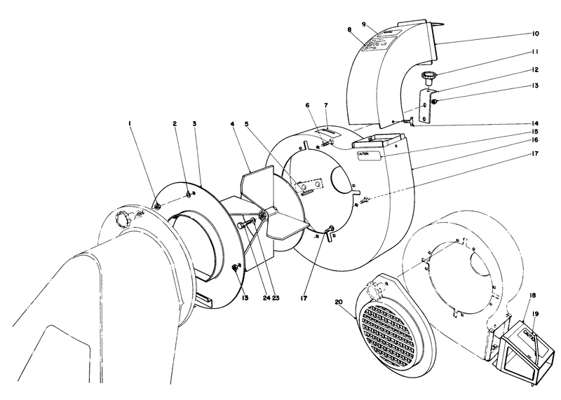 Blower Assembly model 62912 and 62923