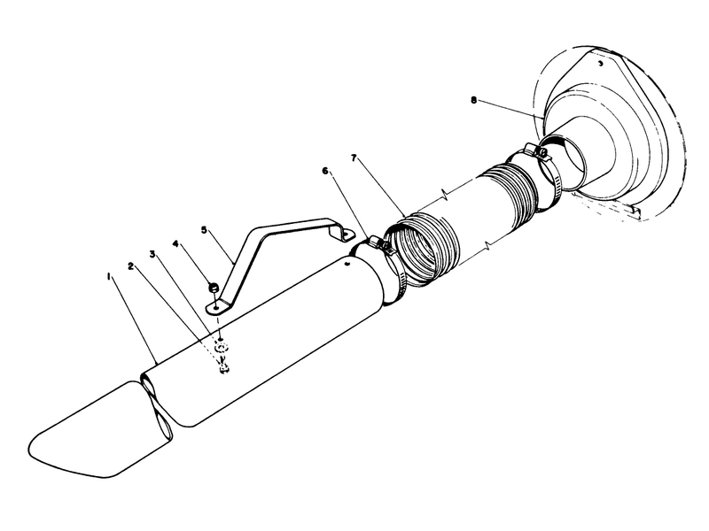 Vacuum Hose Kit model 59085 optional