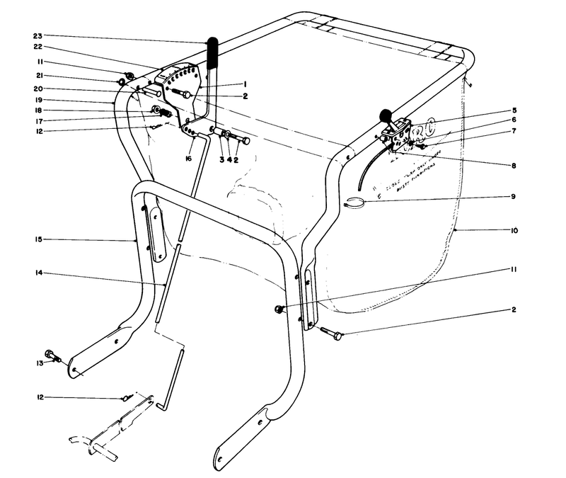 Controls And Handle Assembly model 62912