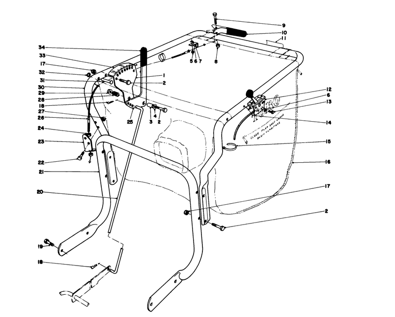 Controls And Handle Assembly model 62923
