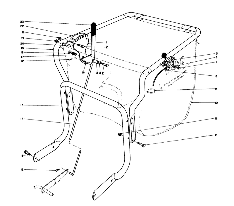 Controls And Handle Assembly model 62912