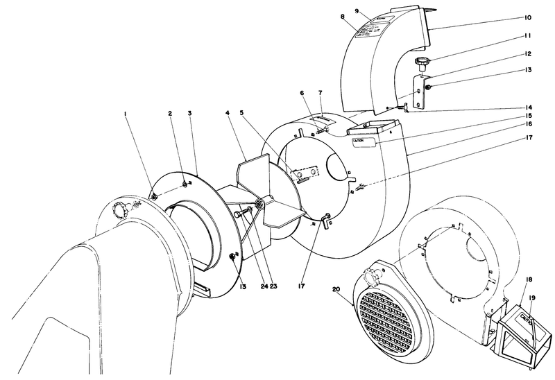 Blower Assembly model 62912 and 62923