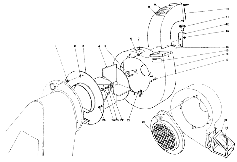 Blower Assembly models 62912 and 62923