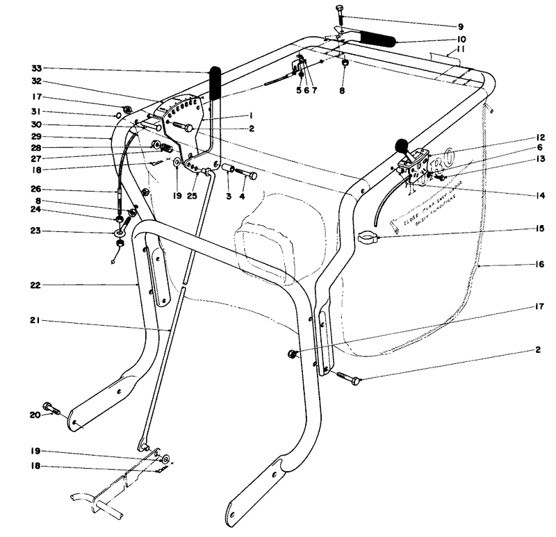 Controls And Handle Assembly model 62923
