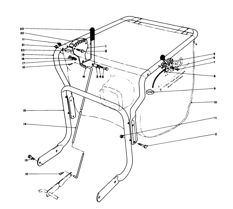 Controls And Handle Assembly models 62912