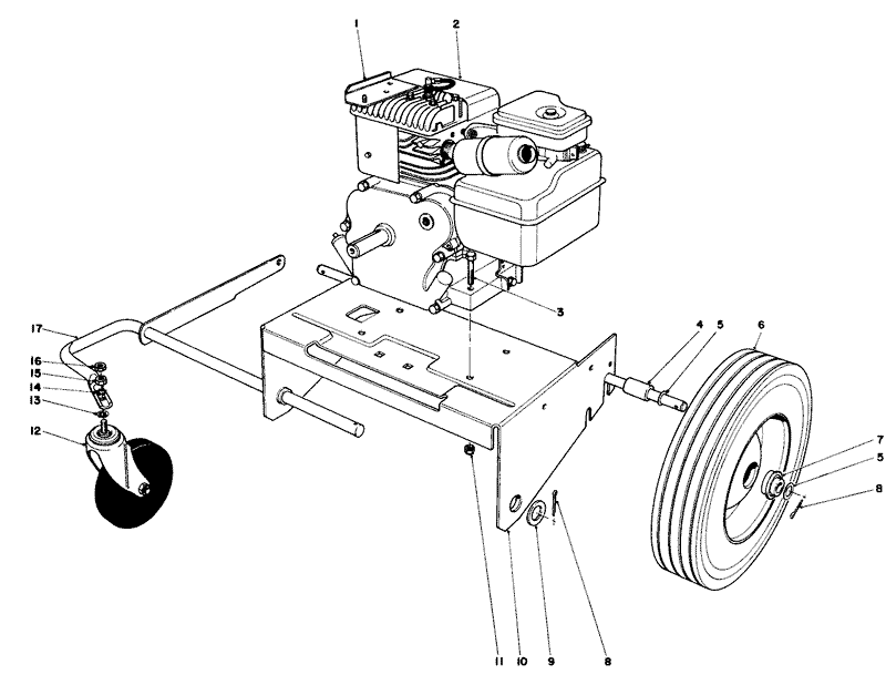 Engine And Base Assembly model 62912