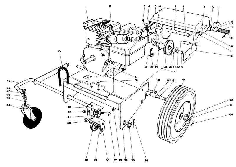 Engine And Base Assembly model 62923