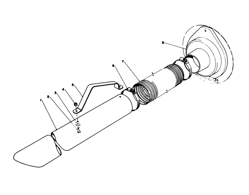 Vacuum Hose Kit model 59085optional