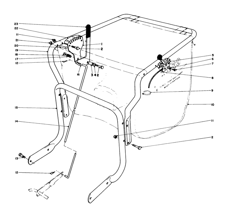 Controls And Handle Assembly model 62912