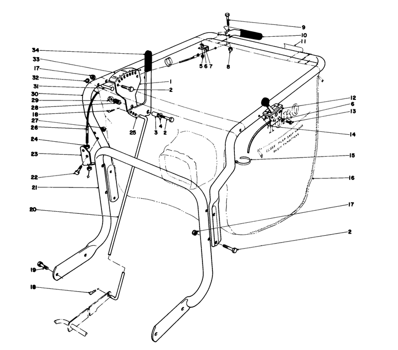 Controls And Handle Assembly model 62923