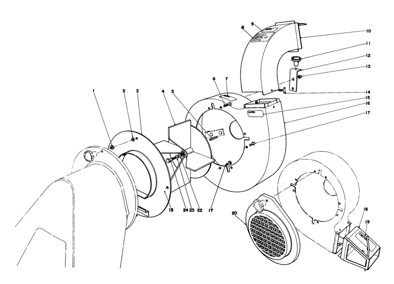 Blower Assembly model 62912 and 62923