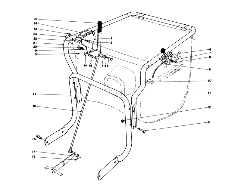 Controls and Handle Assembly model 62912