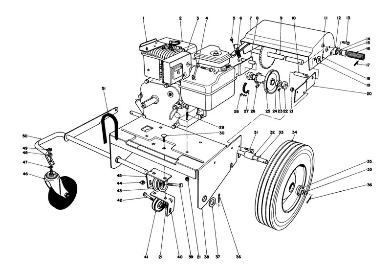 Engine And Base Assembly model 62923continued