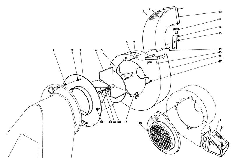 Blower Assembly model 62912 and 62923