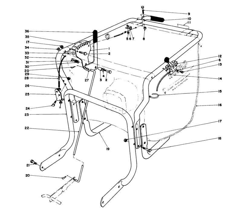 Controls And Handle Assembly model 62923