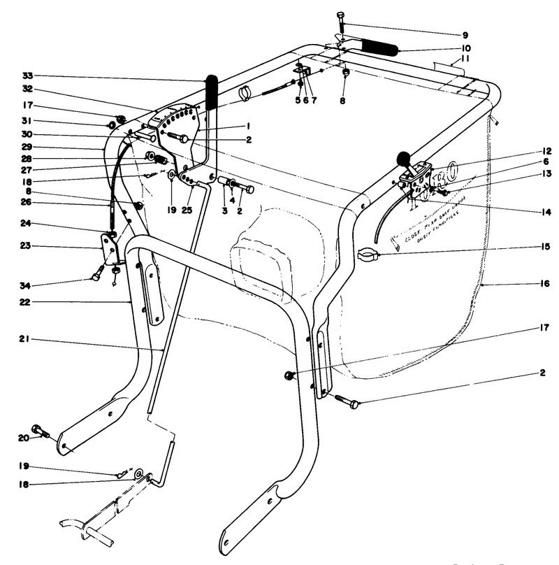 Handle Assembly model 62923
