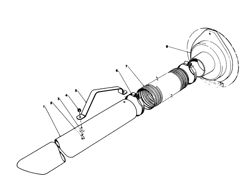Vacuum Hose Kit model 59085 optional