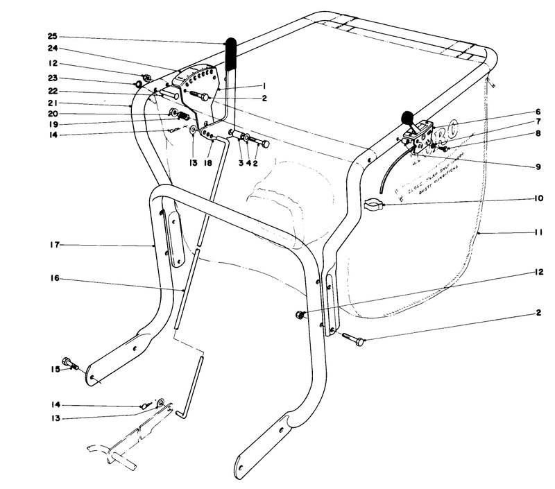 Controls and Handle Assembly model 62912