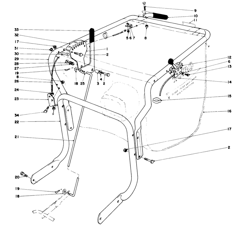 Handle Assembly model 62923