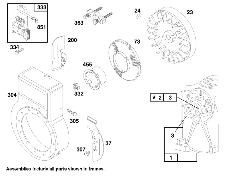Engine Briggs and Stratton Model 135202 0263 01